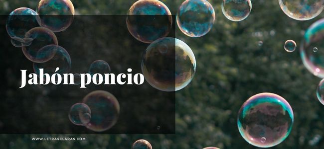 Jabón poncio